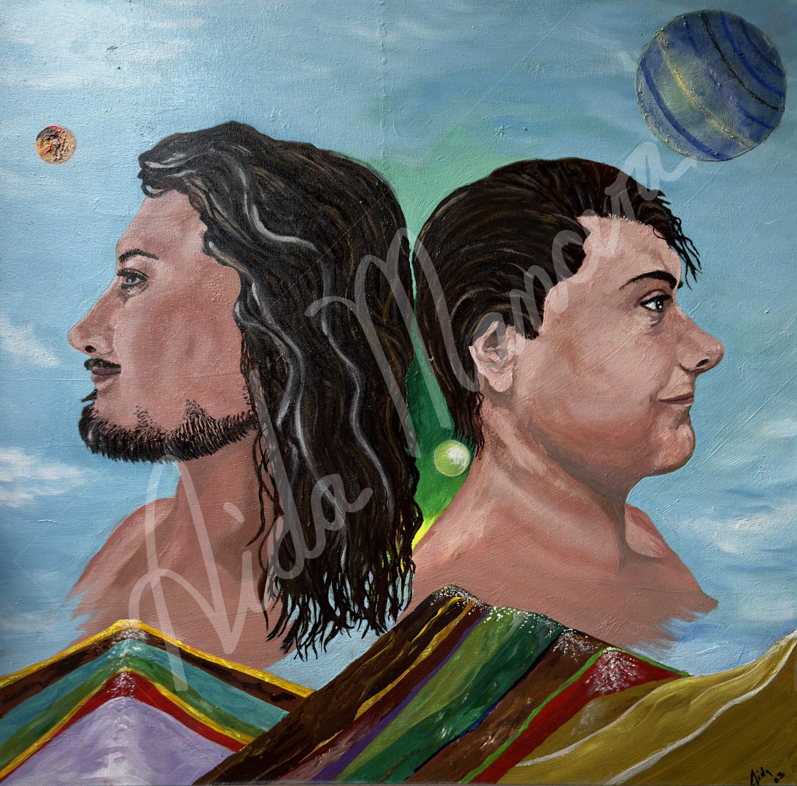 Mis hijos Ger y Héctor